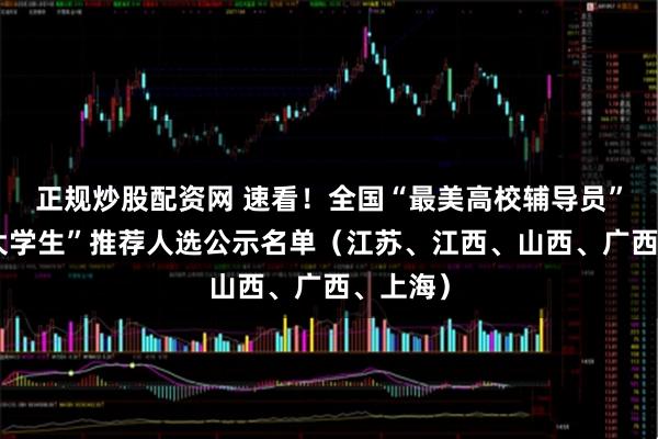 正规炒股配资网 速看！全国“最美高校辅导员”“最美大学生”推荐人选公示名单（江苏、江西、山西、广西、上海）